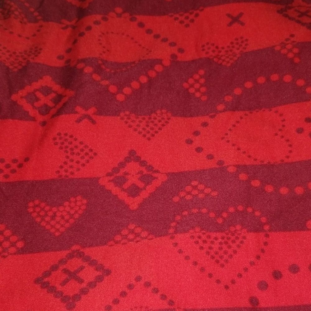 NWT TC2 LULAROE VALENTINE'S LEGGINGS - Picture 2 of 4